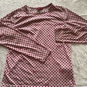 Play Condition The North Face Base Layer Long Sleeve Top Pink Polka Dot